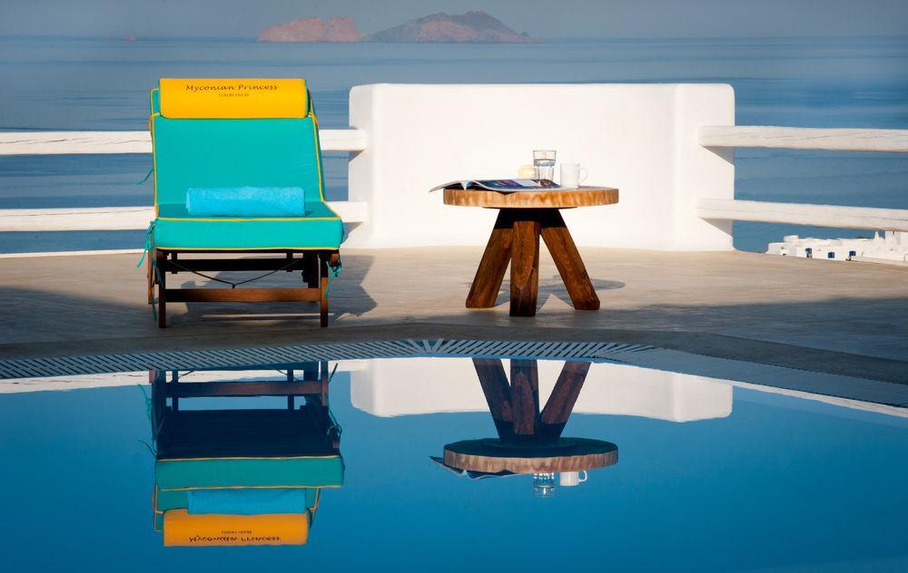 Myconian Princess Luxury Villas Калафатис Экстерьер фото